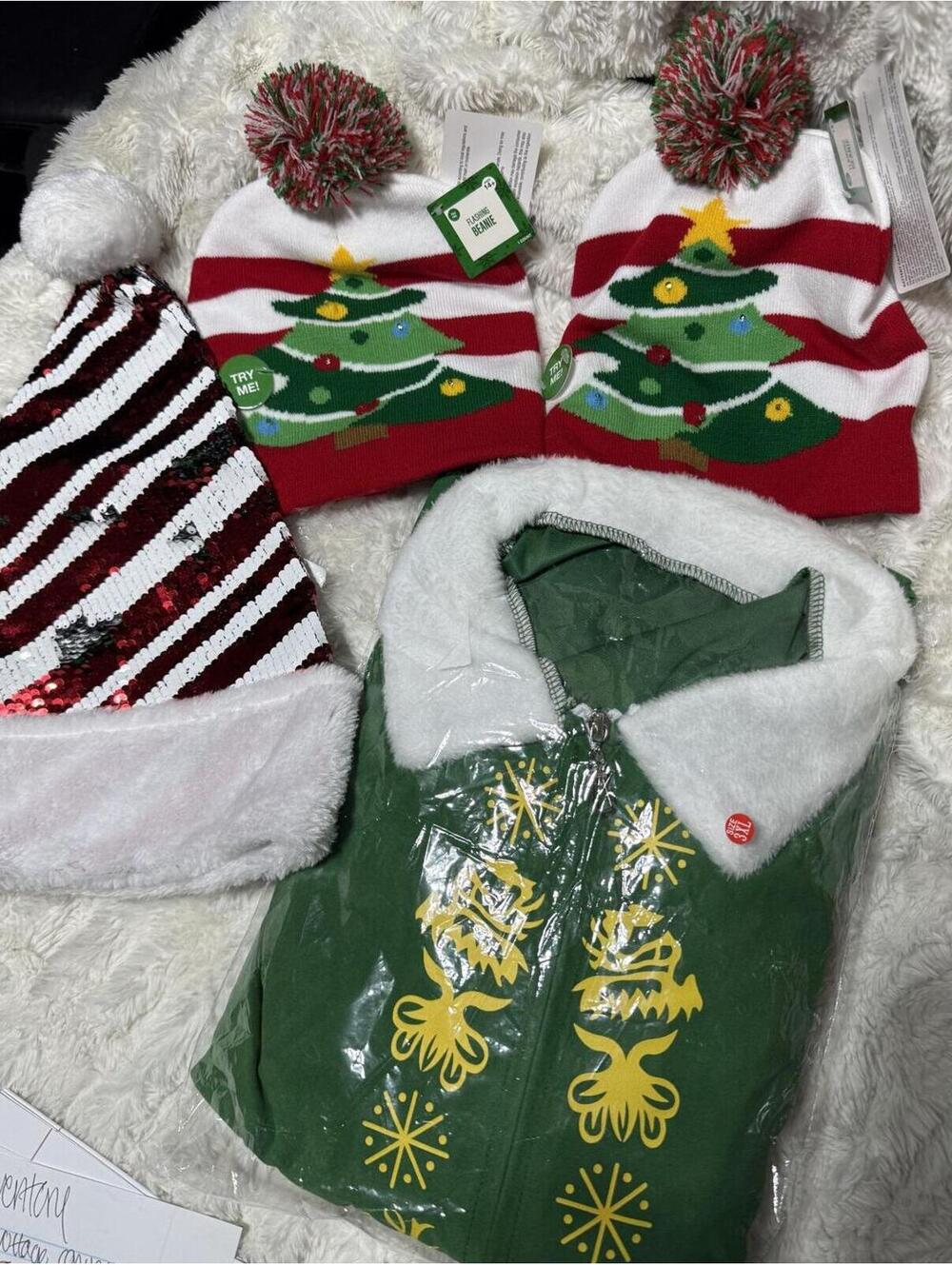 Elf Christmas costume festive hats bundle